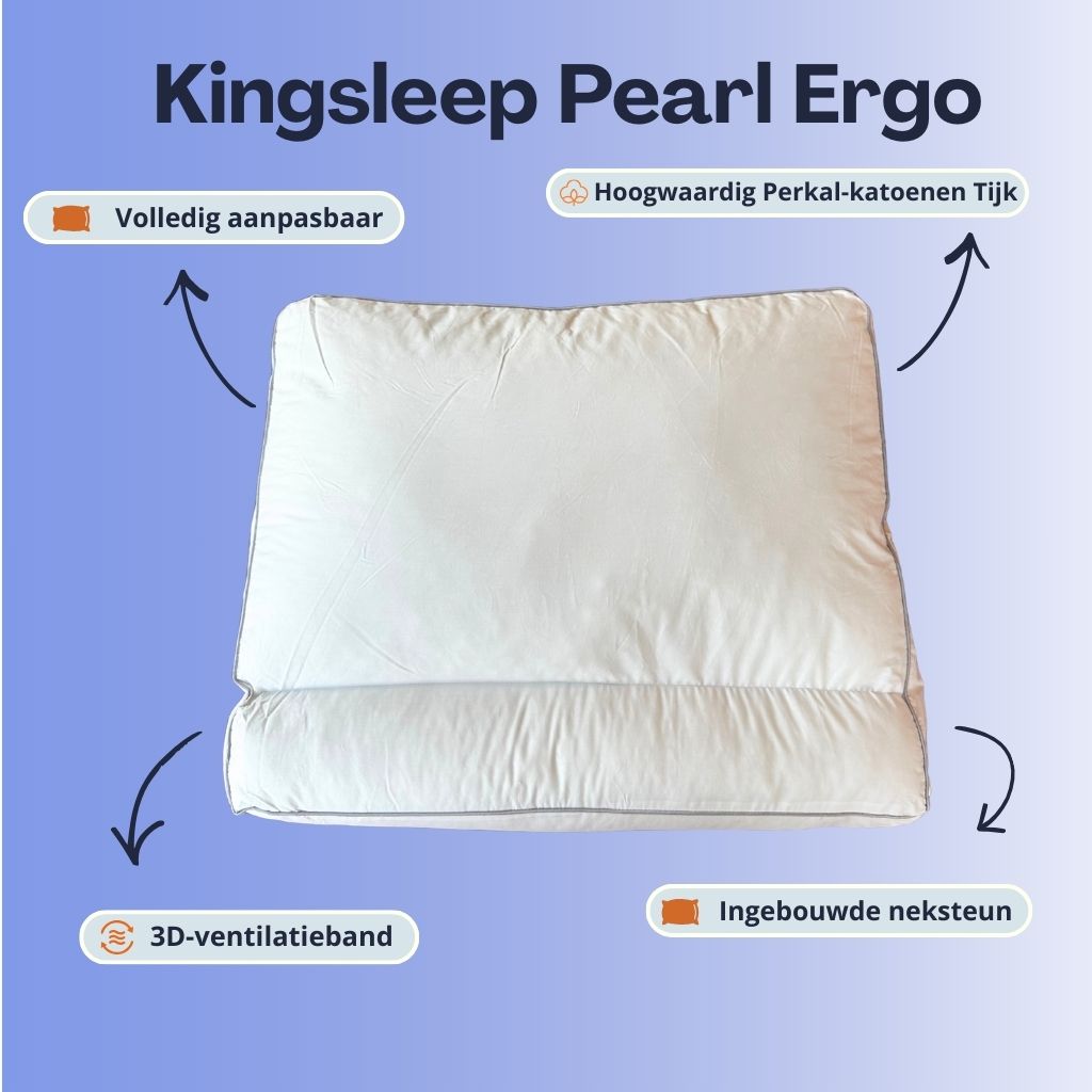 Hoofdkussen Kingsleep Pearl Ergo