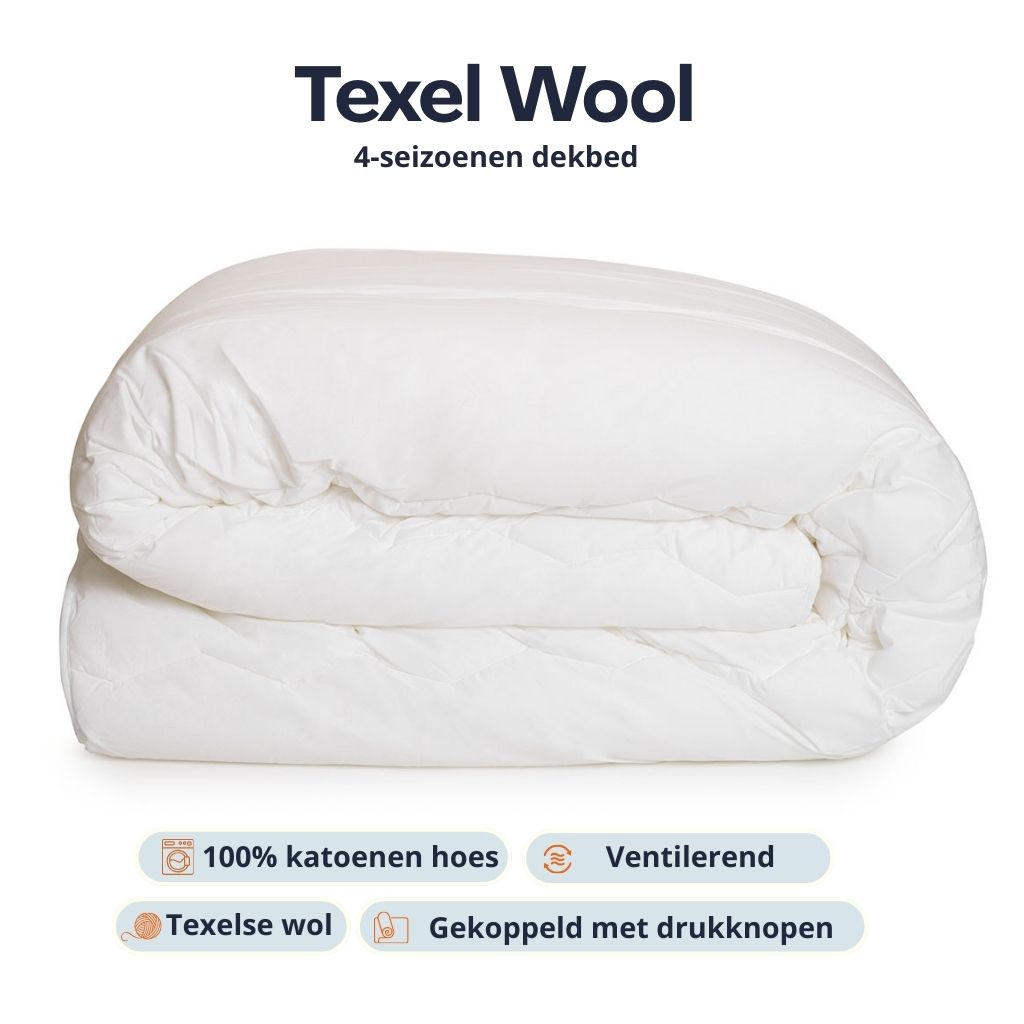 Texel Wool 4-seizoenen dekbed
